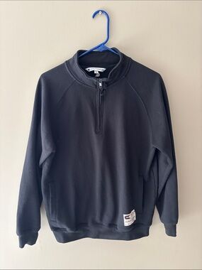 Colosseum Black Half‑Zip Sweatshirt